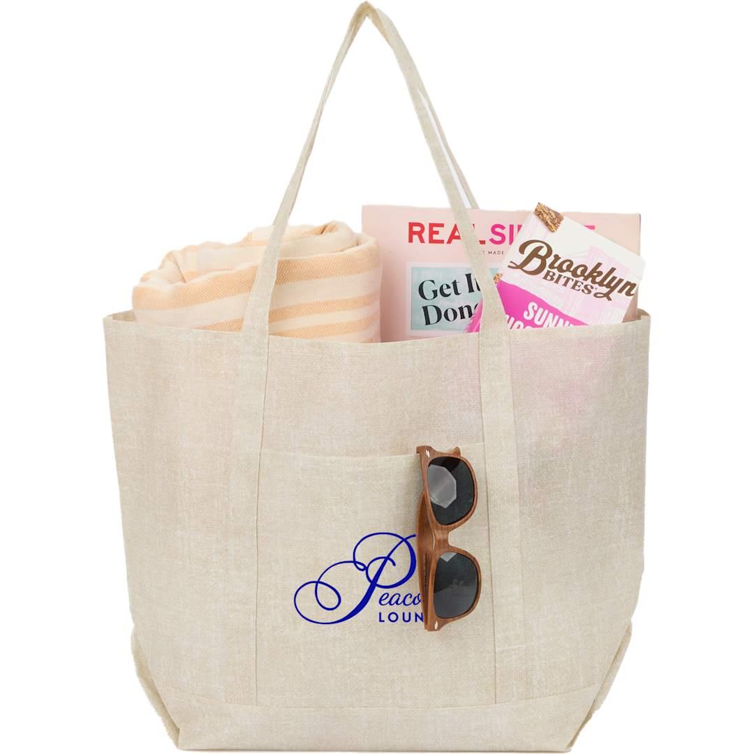 Recycled beacon non-woven all purpose tote Grey miniatura 17