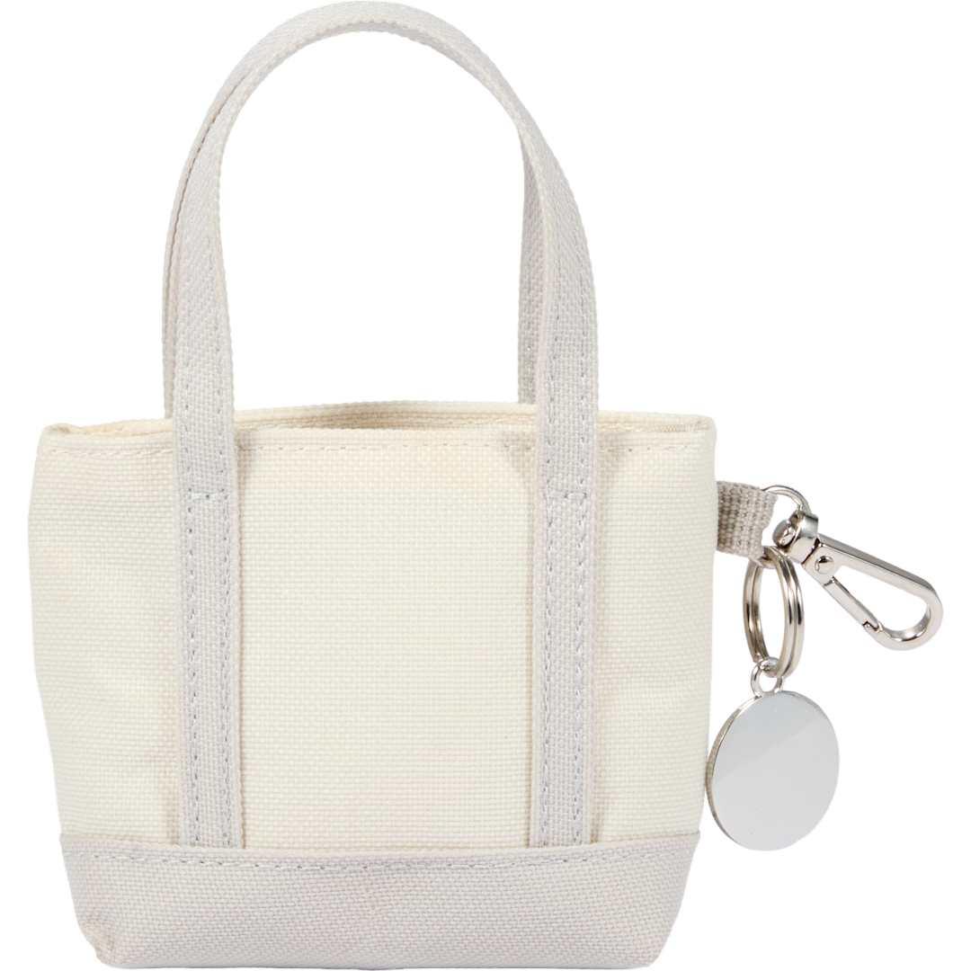 Mini tote bag charm Black miniatura 14