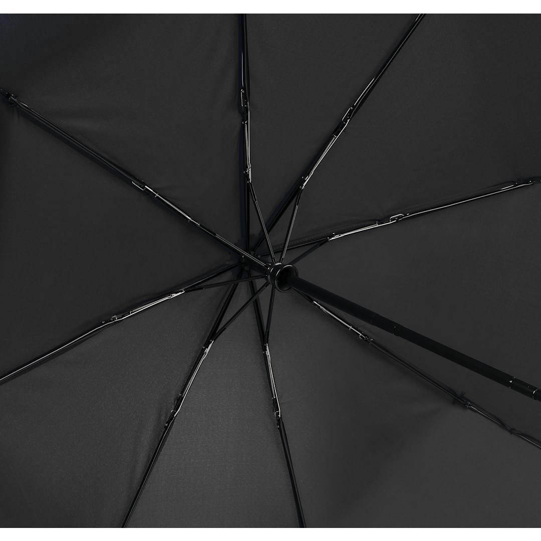 48 Rpet umbrella w/ reflective trim Black miniatura 4