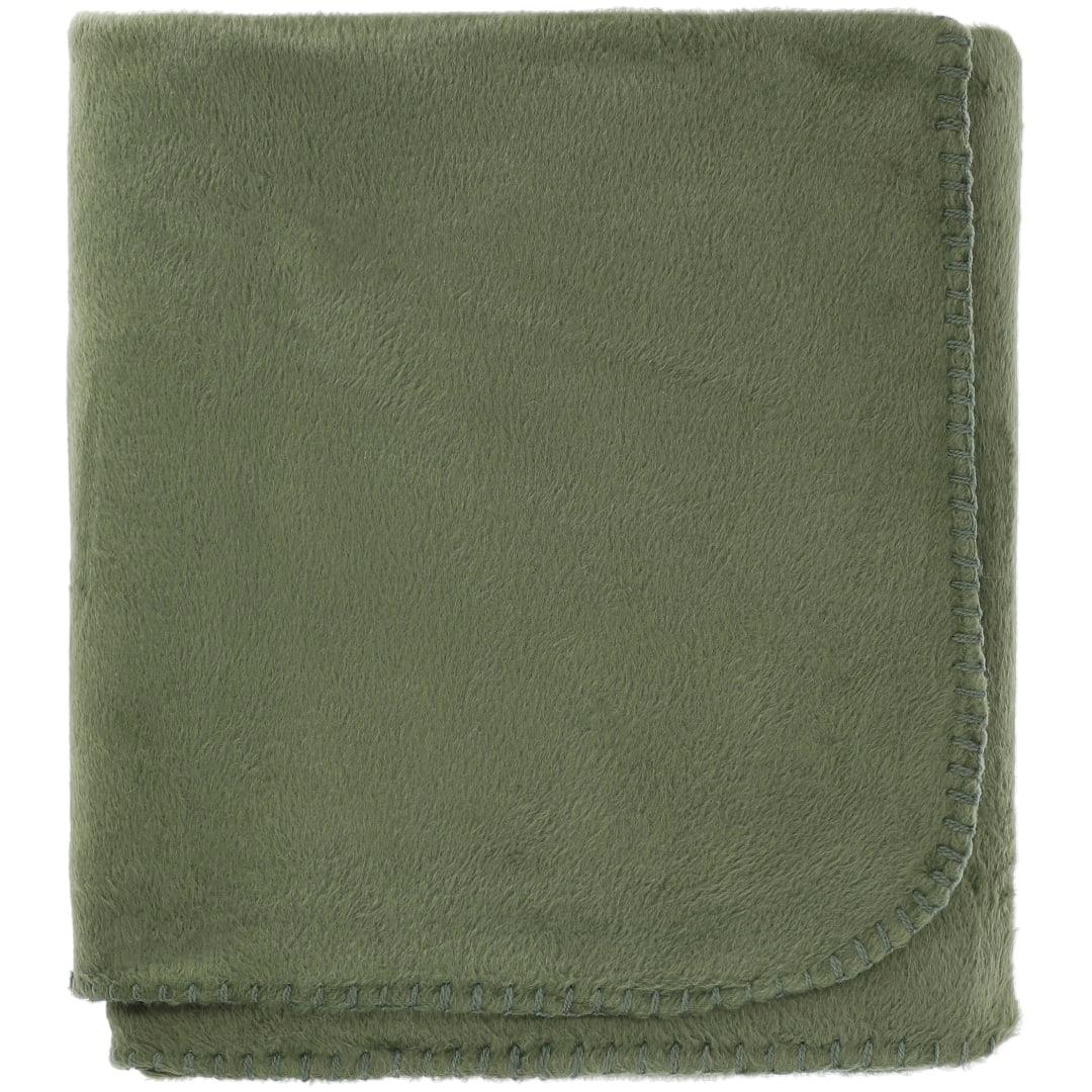 100% Recycled pet fleece blanket with rpet pouch Navy Blue miniatura 10