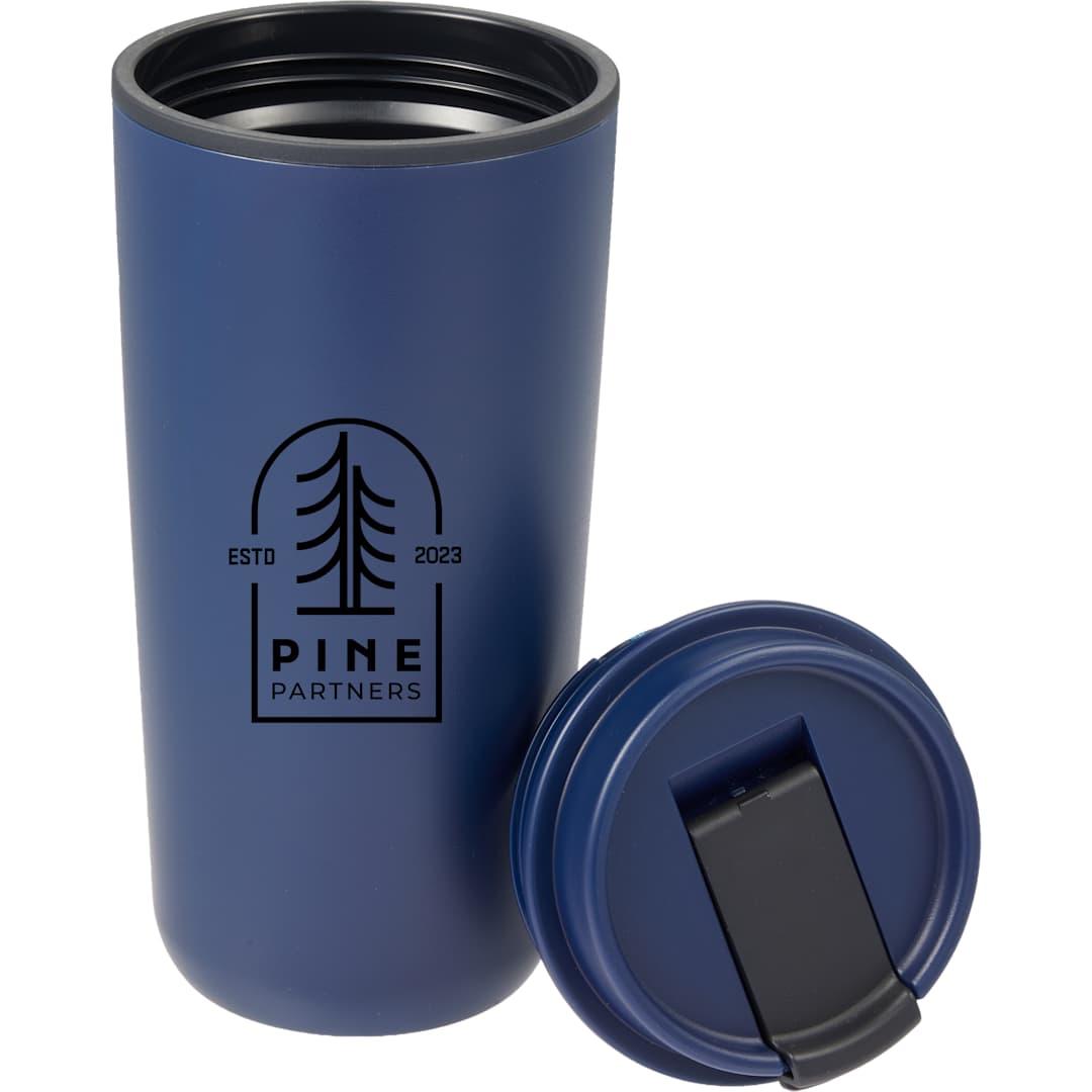Cooper rpp double wall tumbler w/ flap lid 16oz Black miniatura 24