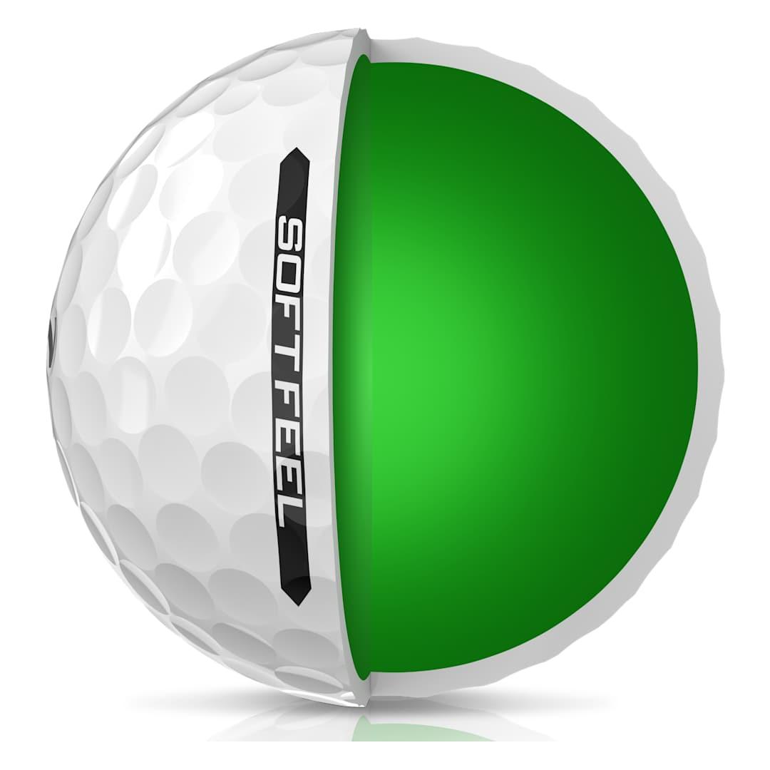 Srixon soft feel golf balls - 3 pack White miniatura 13