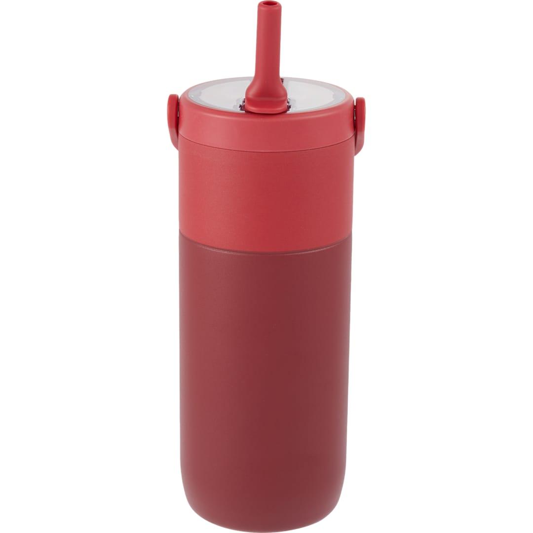 Roots ceramic lined travel tumbler w/ straw 20oz Cream miniatura 27