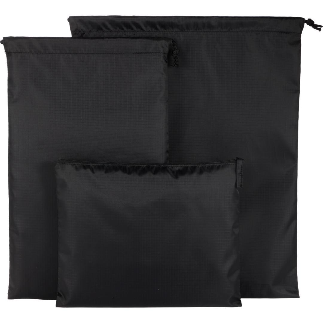 Recycled travel bag set Black miniatura 6