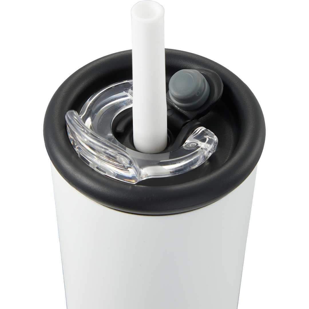 Kyser recycled vacuum tumbler w/ straw 20oz Black miniatura 41