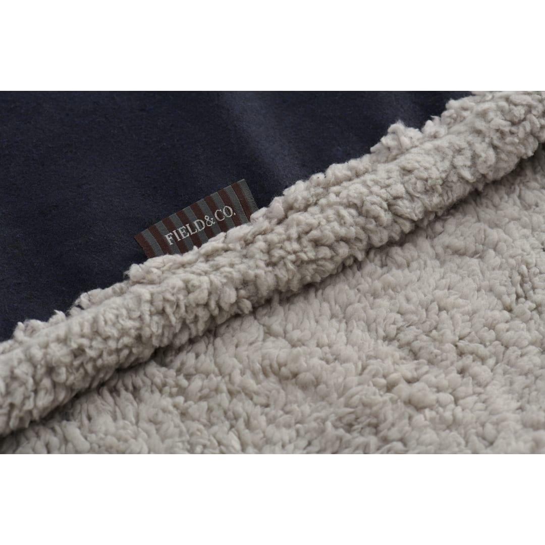 Field & co.® oversized wool sherpa blanket Dark Gray miniatura 16