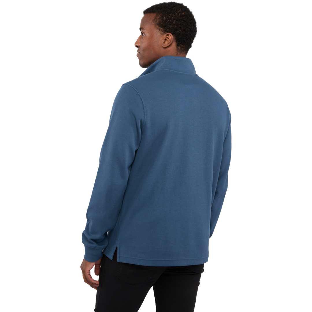 Hudson eco knit quarter zip-mens Beige miniatura 15