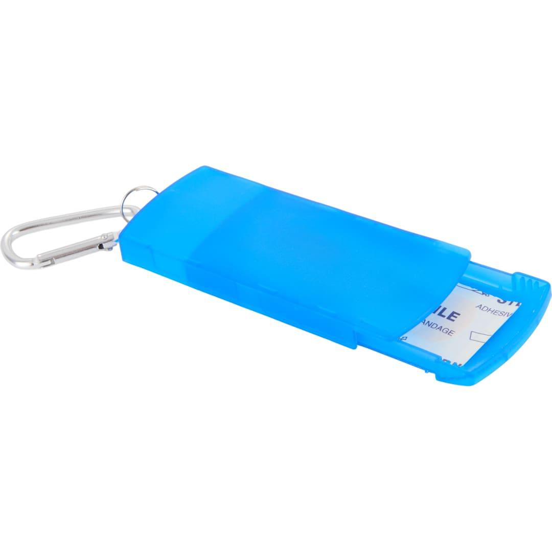 Recycled bandage dispenser with carabiner Blue miniatura 12