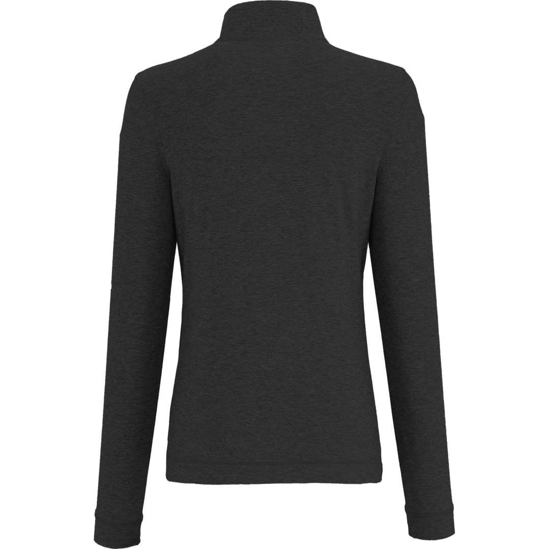 Wellable womens knit 1/4 zip Dark Gray miniatura 12
