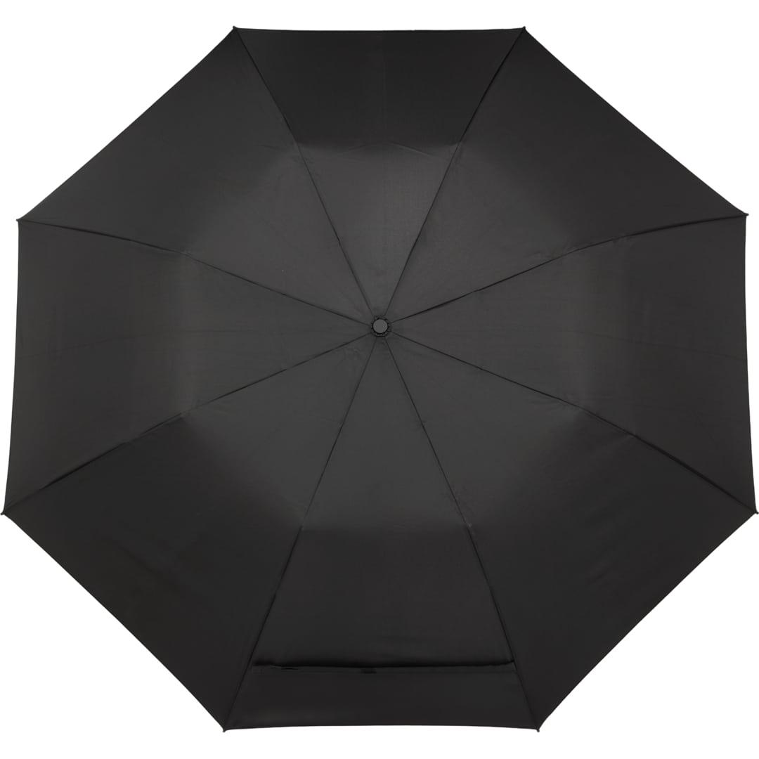 58 Recycled folding golf umbrella Black miniatura 4