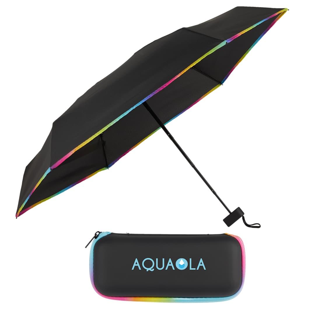 37 Compact travel umbrella with case Black miniatura 28