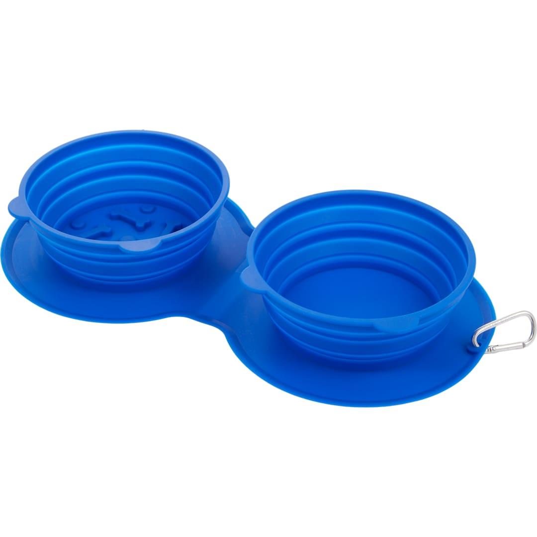 Chowtime dual collapsible slow feeder Black miniatura 11