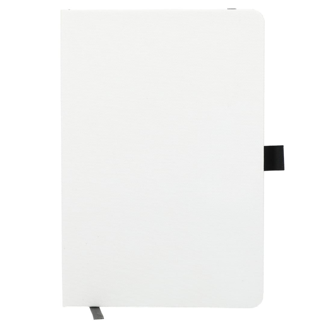 Fsc® recycled 5.5 x 8.5 bamboo fiber bound noteboo Black miniatura 3