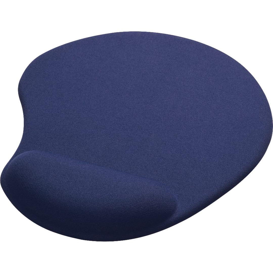 Solid jersey gel mouse pad / wrist rest Black miniatura 6