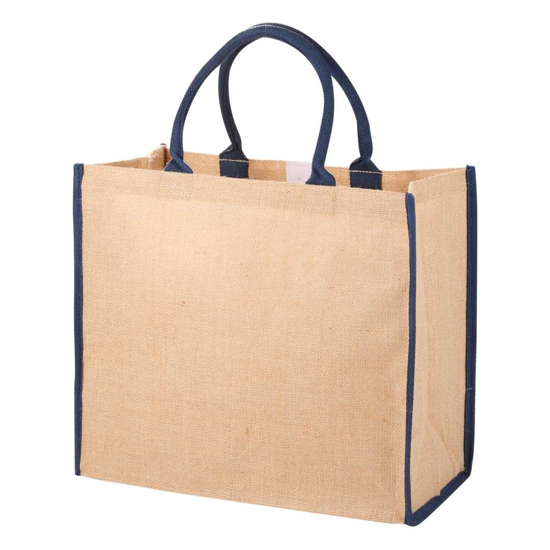 Large jute tote Cream miniatura 10