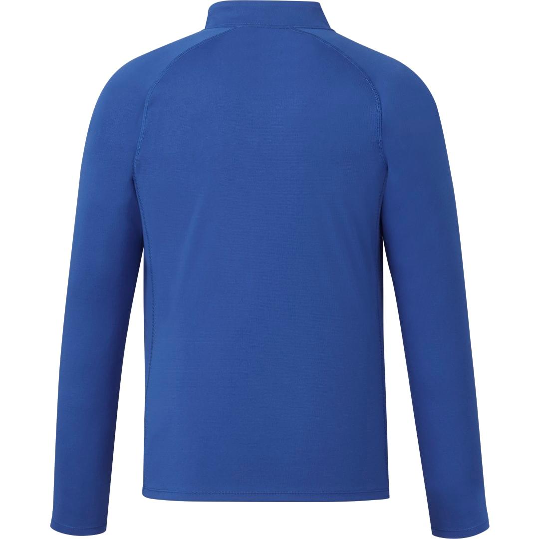 Evans eco knit quarter zip - mens Royal front