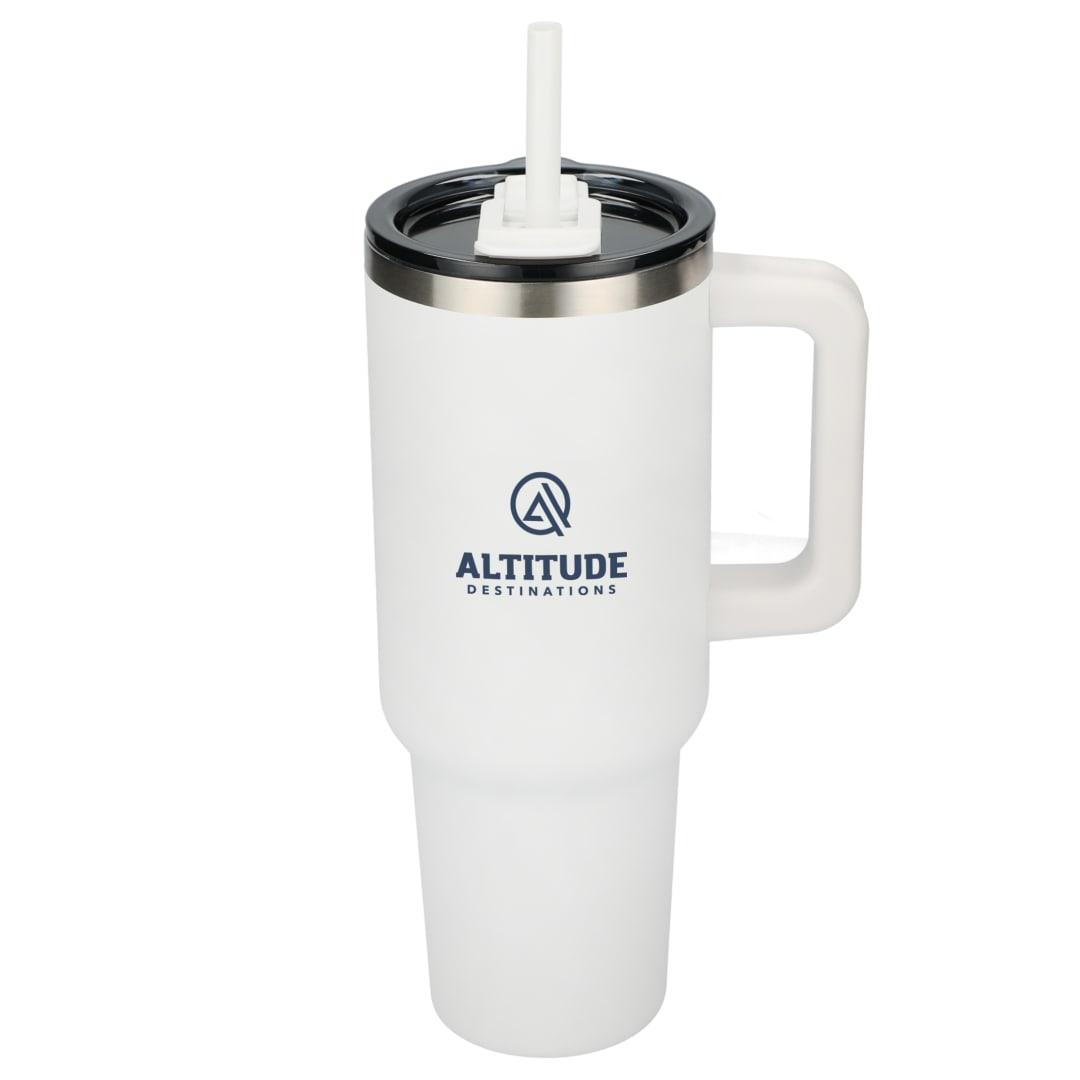 Pinnacle recycled travel tumbler with straw 40oz Black miniatura 54