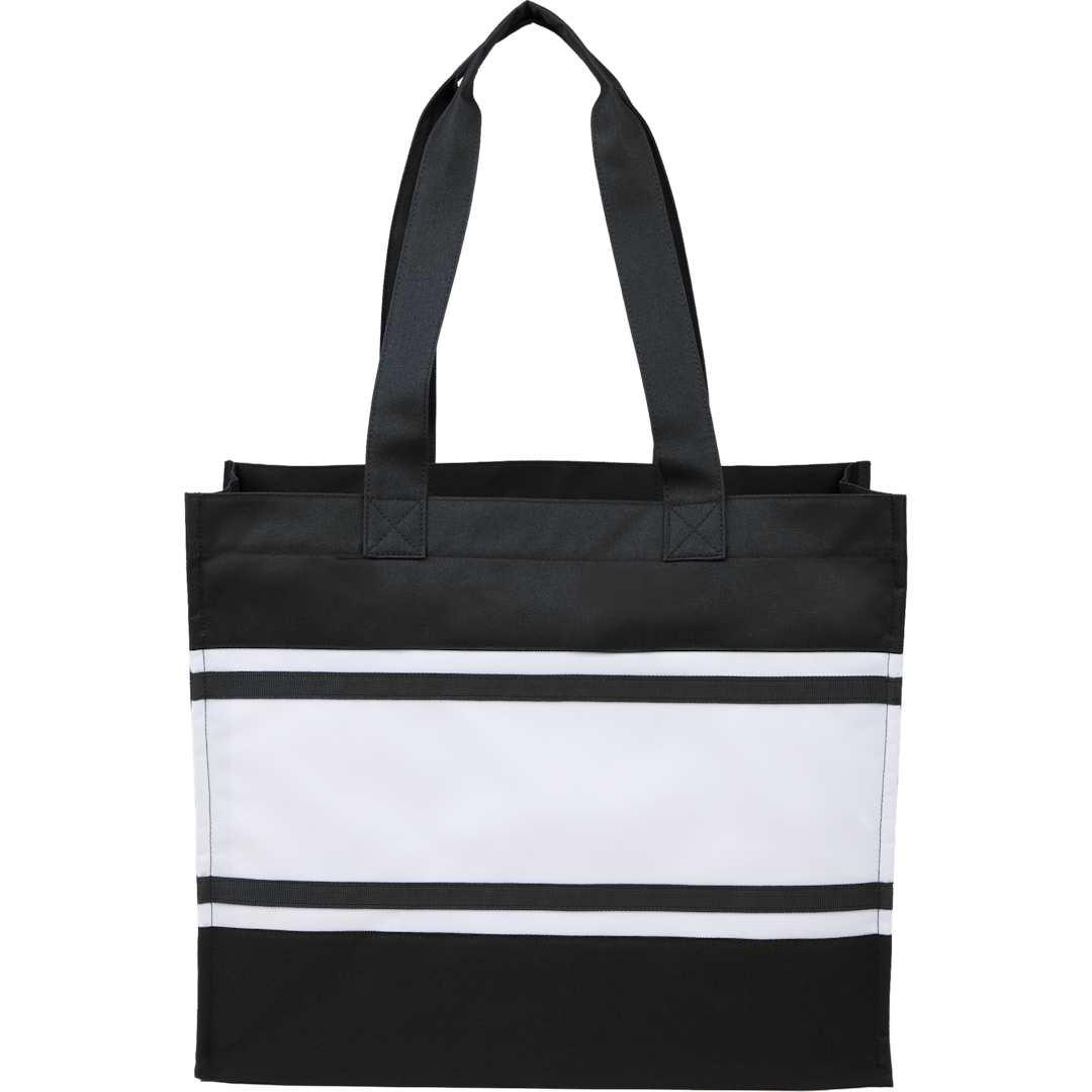 Varsity box tote Black miniatura 5