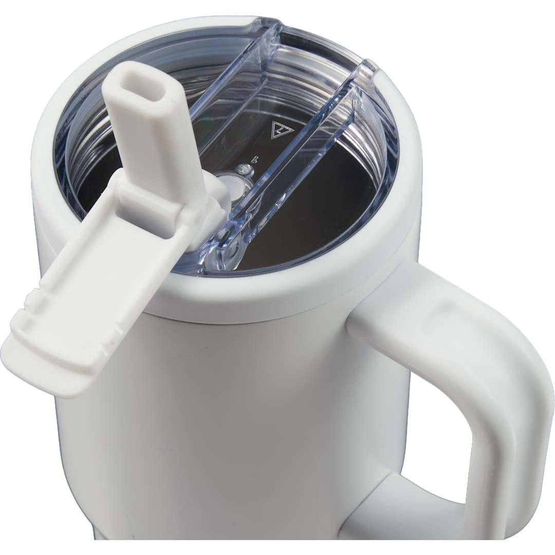 Alpine 30oz vac insul mug w/protective straw cover Bay Blue miniatura 25