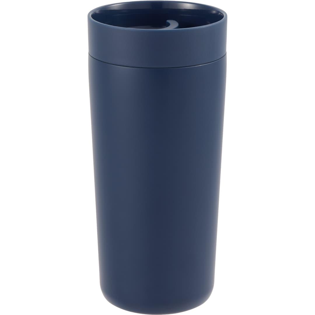 Maddie recycled ss vacuum tumbler w/ 360 lid 16oz Black miniatura 13