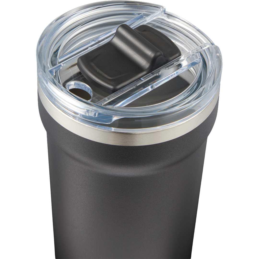 Catone recycled vacuum tumbler w/ slider lid 20oz Black miniatura 7