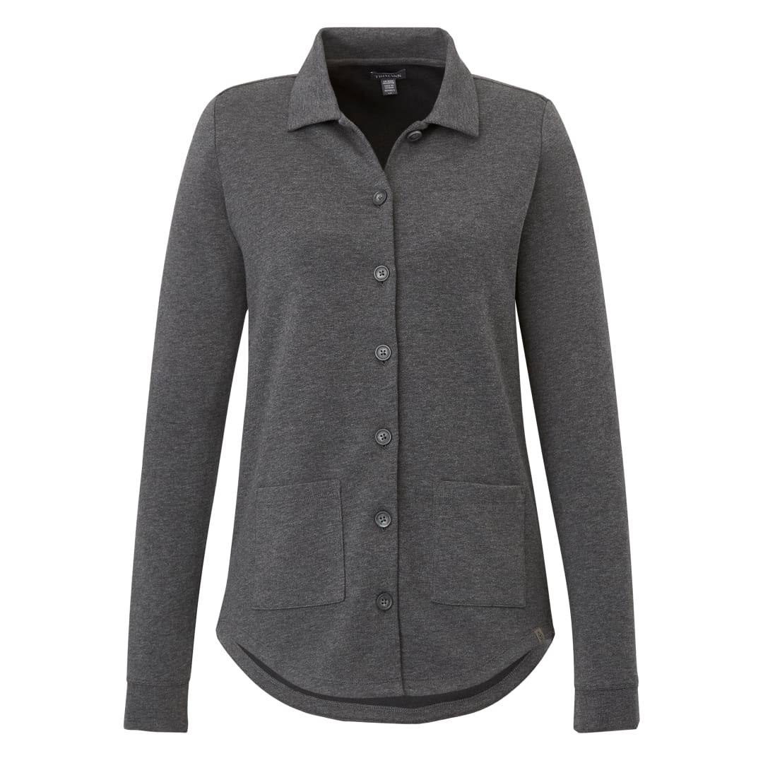 Rigi eco knit button cardi - womens Black miniatura 3