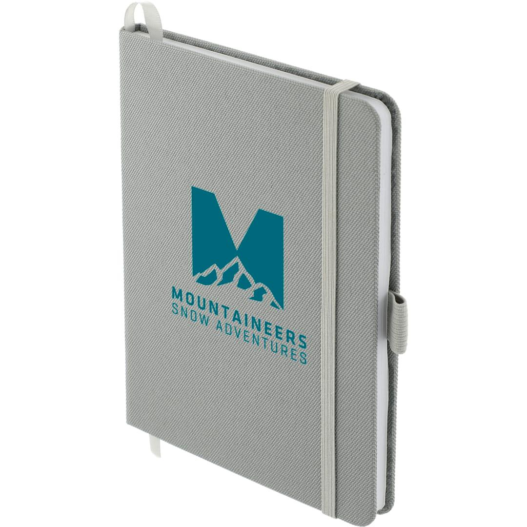 Fsc® mix 5 x 7 rpet bound notebook Grey miniatura 10