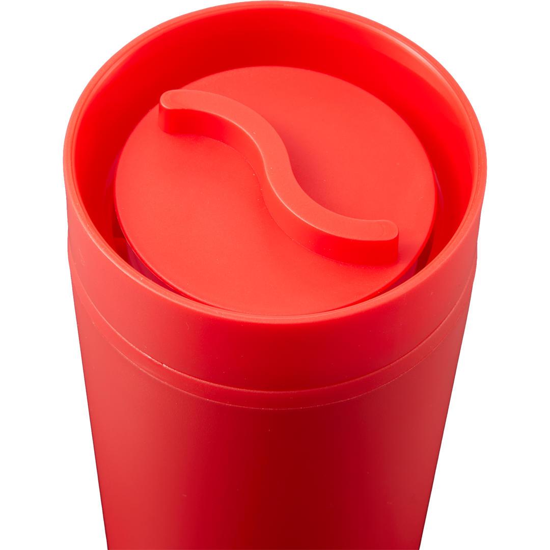 Lola recycled tumbler w/ 360 degree lid 16 oz Black miniatura 39