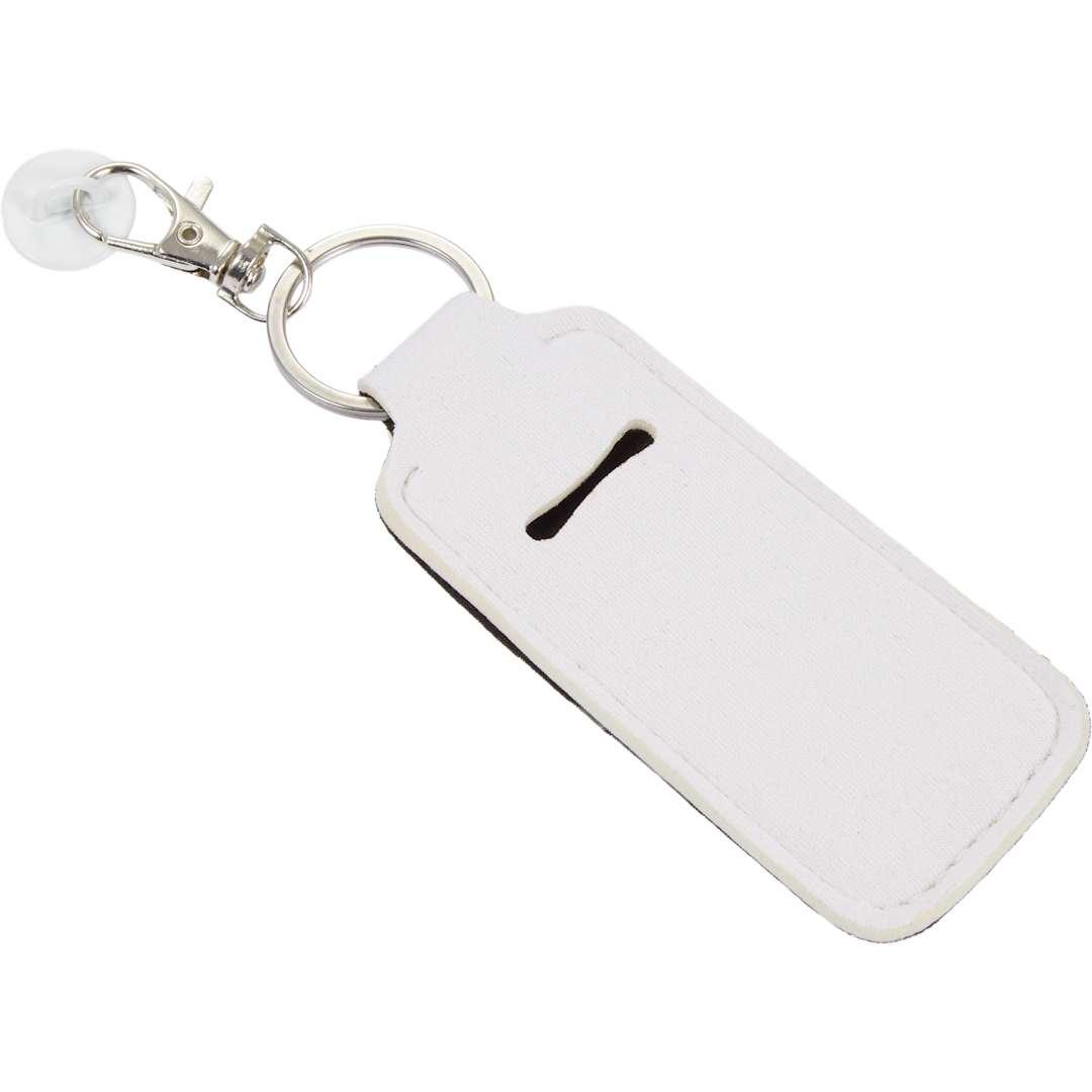 Bottle charm w/ neoprene chapstick holder Black miniatura 44