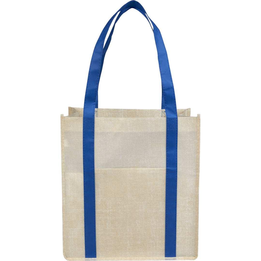 Pluto recycled non-woven small grocery tote Royal miniatura 19