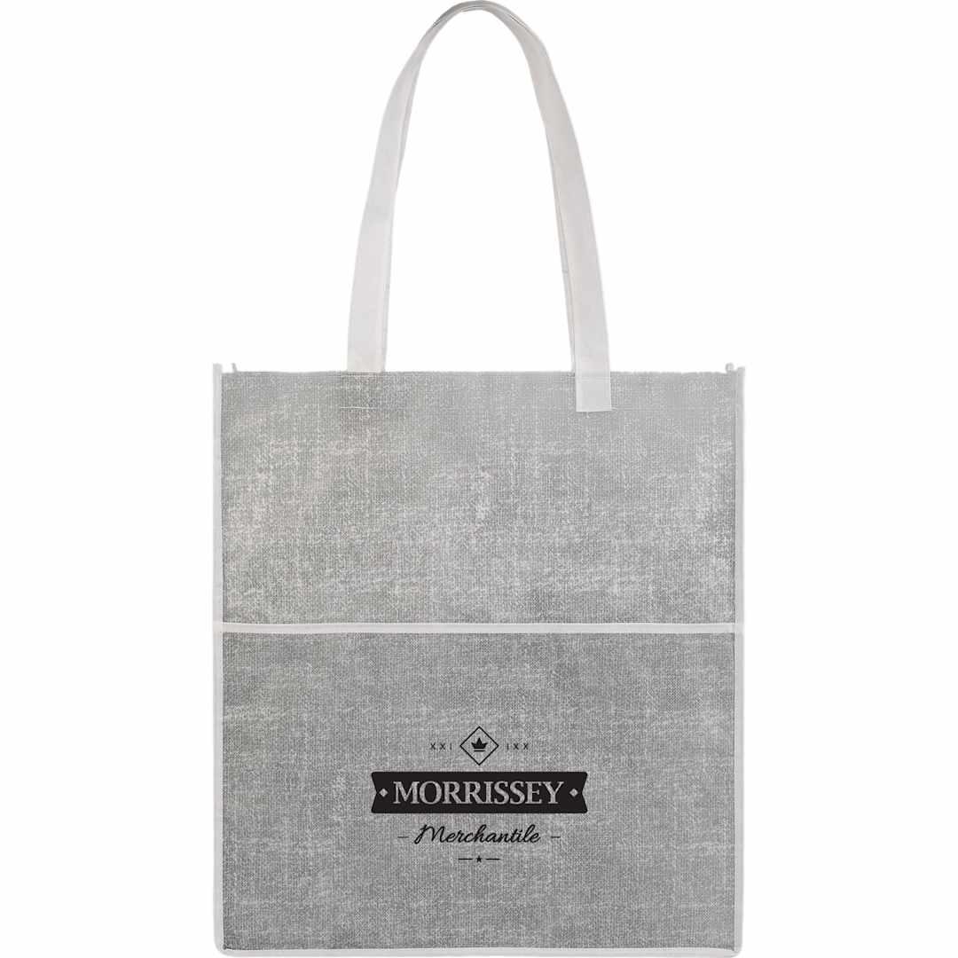 Apollo recycled non-woven convention tote Black miniatura 9