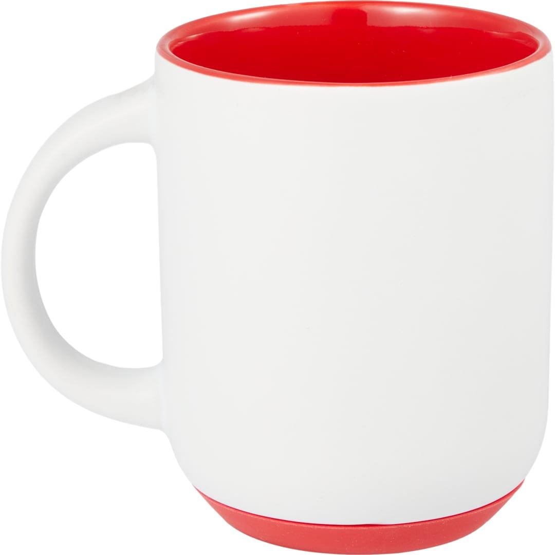 Isaac ceramic mug w/ rubber bottom 14oz White thumbnail 31