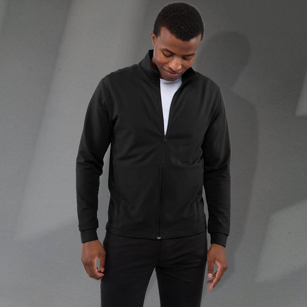 Lyon eco stretch knit full zip - mens Blue miniatura 19