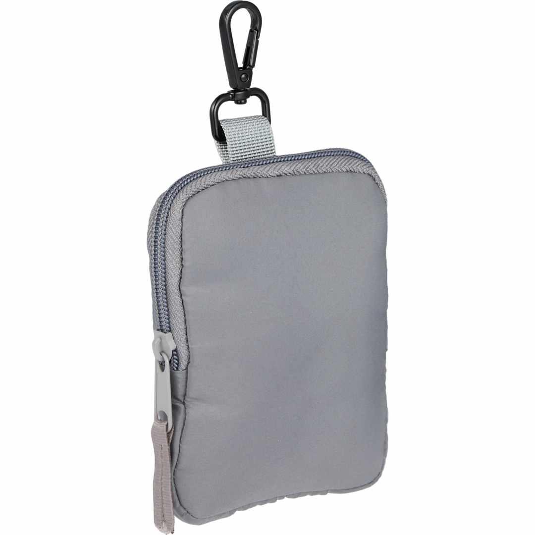 Puffer recycled small pouch Grey miniatura 3