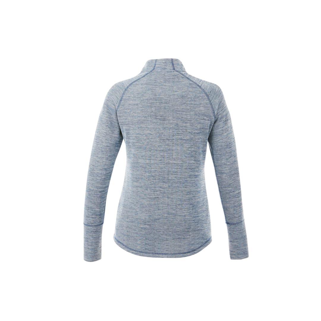 Womens crane knit half zip Blue miniatura 4