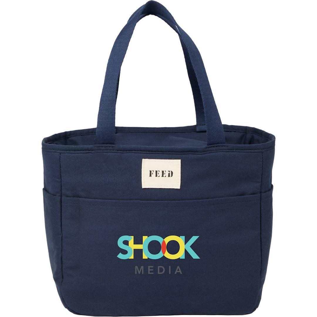 Feed organic cotton 9 can lunch cooler Natural miniatura 23
