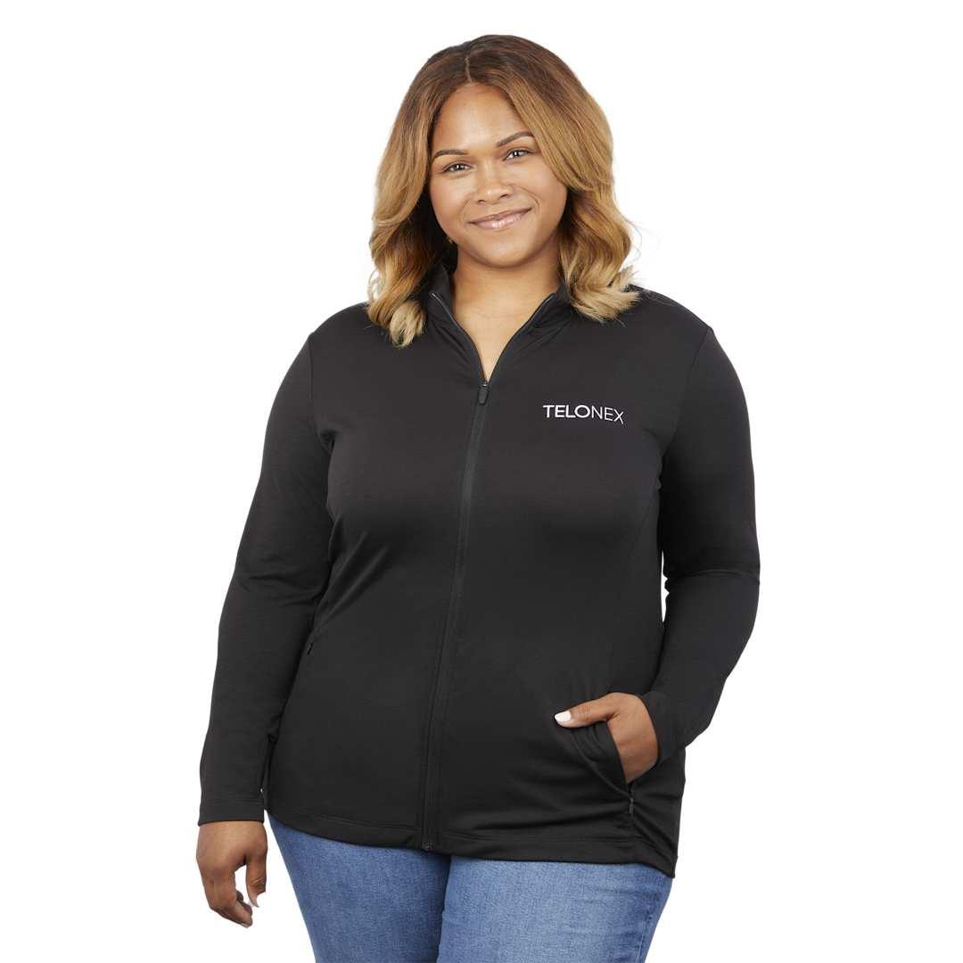 Izu everything performance eco full zip - womens Navy Blue miniatura 23