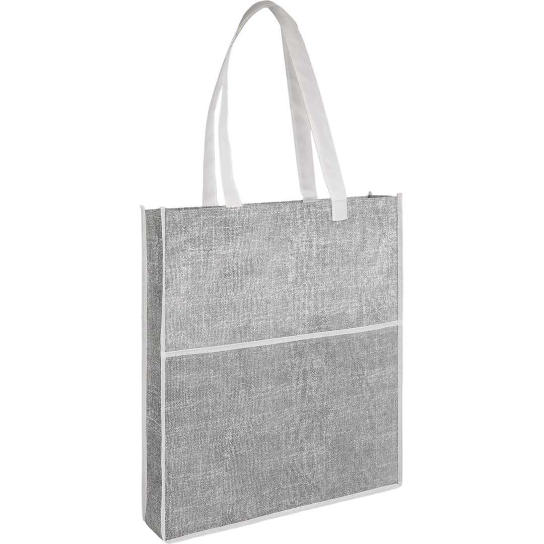 Apollo recycled non-woven convention tote Black miniatura 3