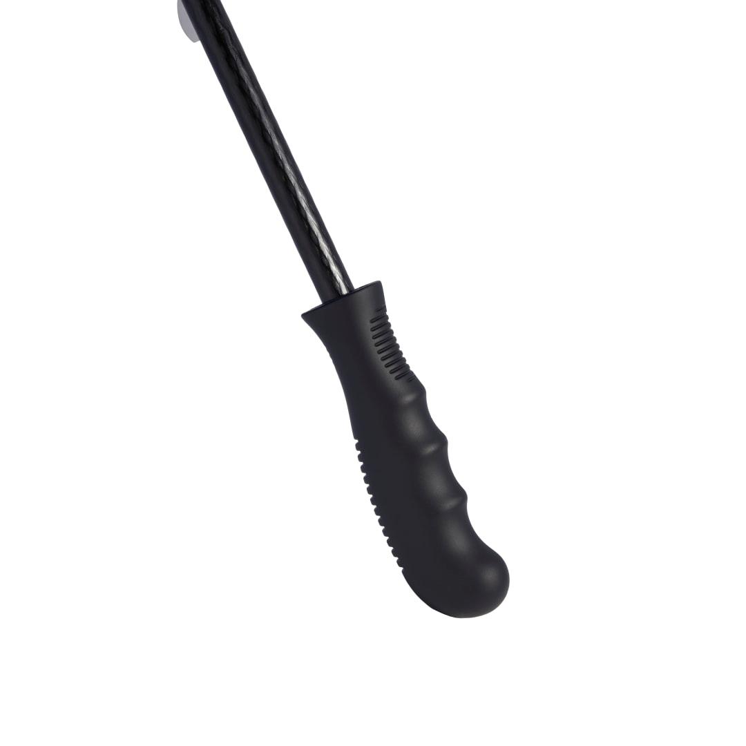 62 Rpet golf umbrella w/ reflective trim Black miniatura 3