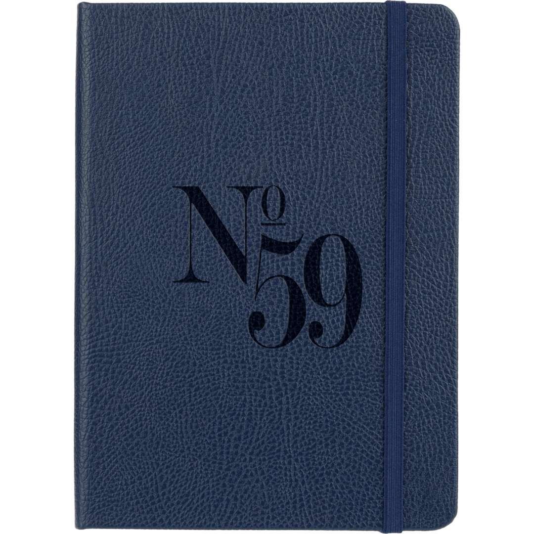 5 X 7 fsc® recycled pebble hard bound journal Black miniatura 15