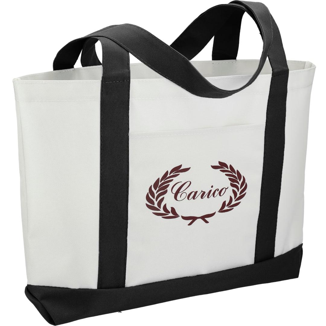 Large canvas tote bag White miniatura 12