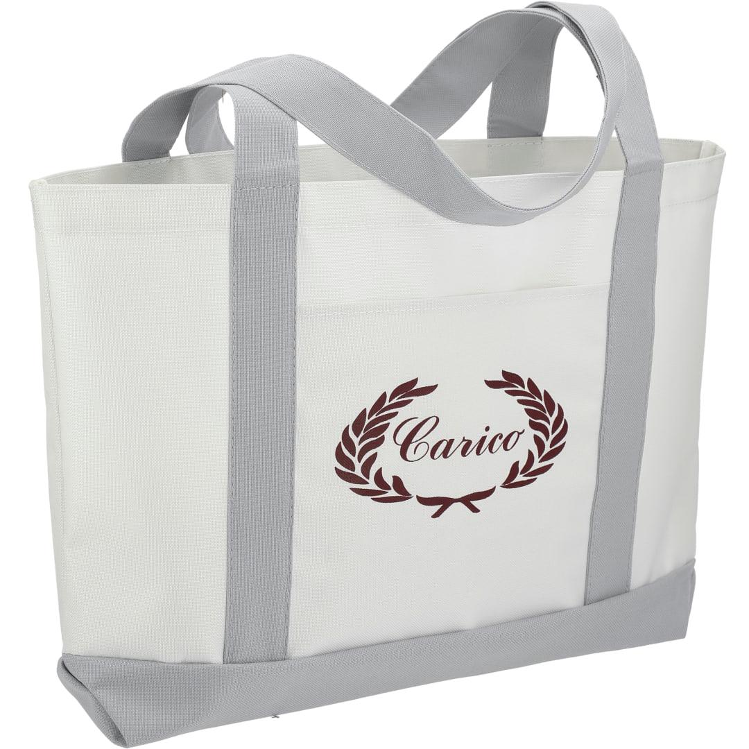 Large canvas tote bag White miniatura 19
