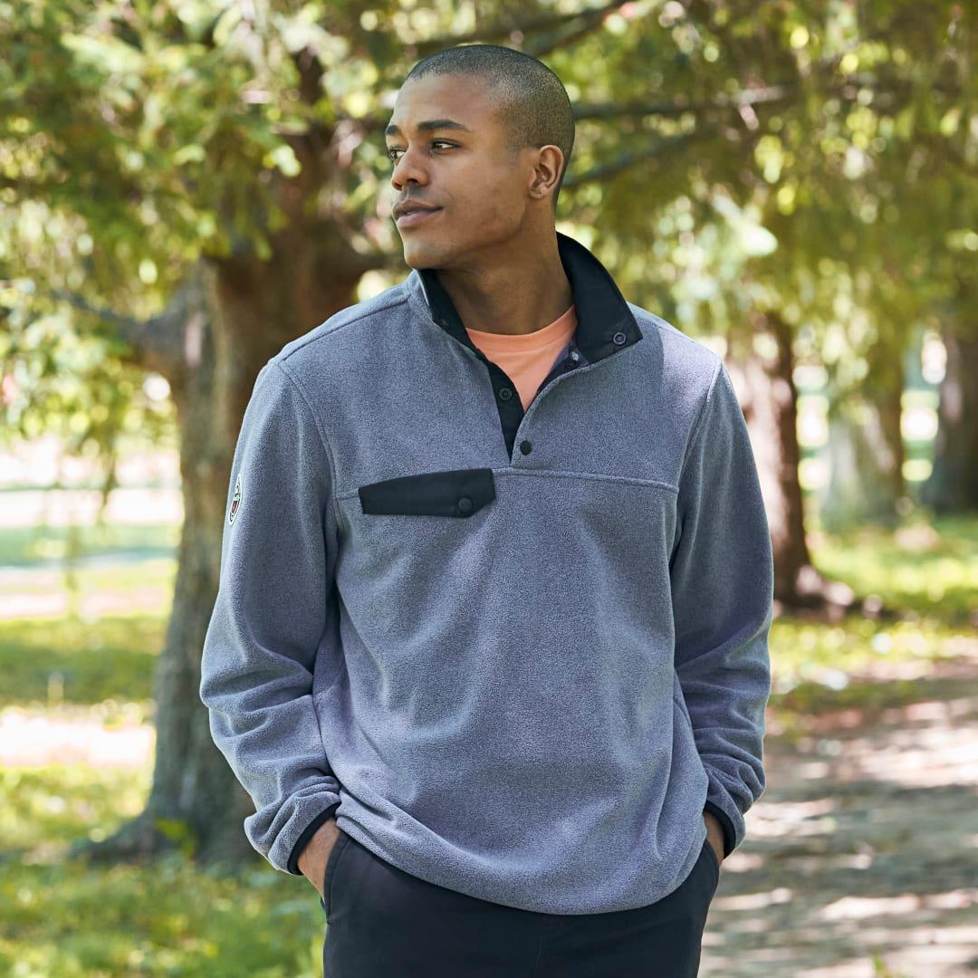 Roots73 westville eco microfleece pullover - mens Beige miniatura 10