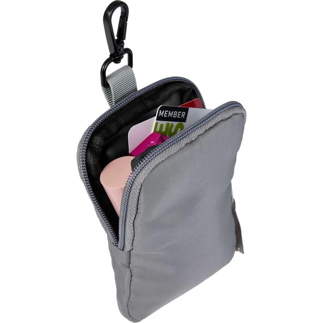 Puffer recycled small pouch Grey miniatura 6