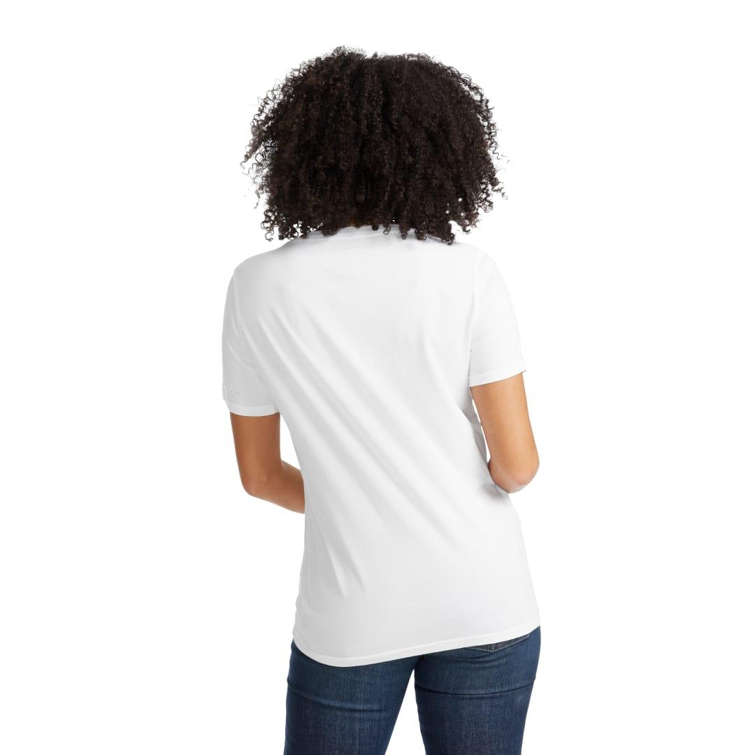 American giant classic cotton v-neck t - womens White front