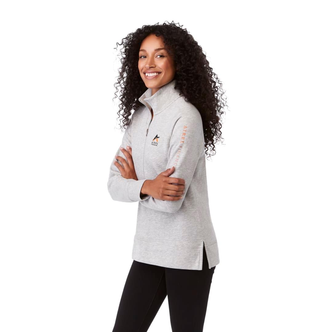 Womens dayton fleece half zip Black miniatura 16