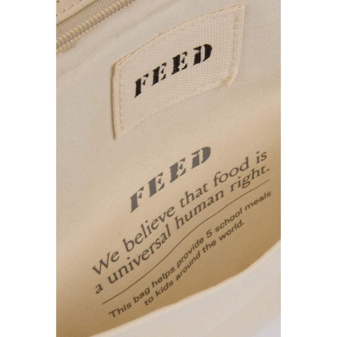 Feed organic cotton 9 can lunch cooler Natural miniatura 9