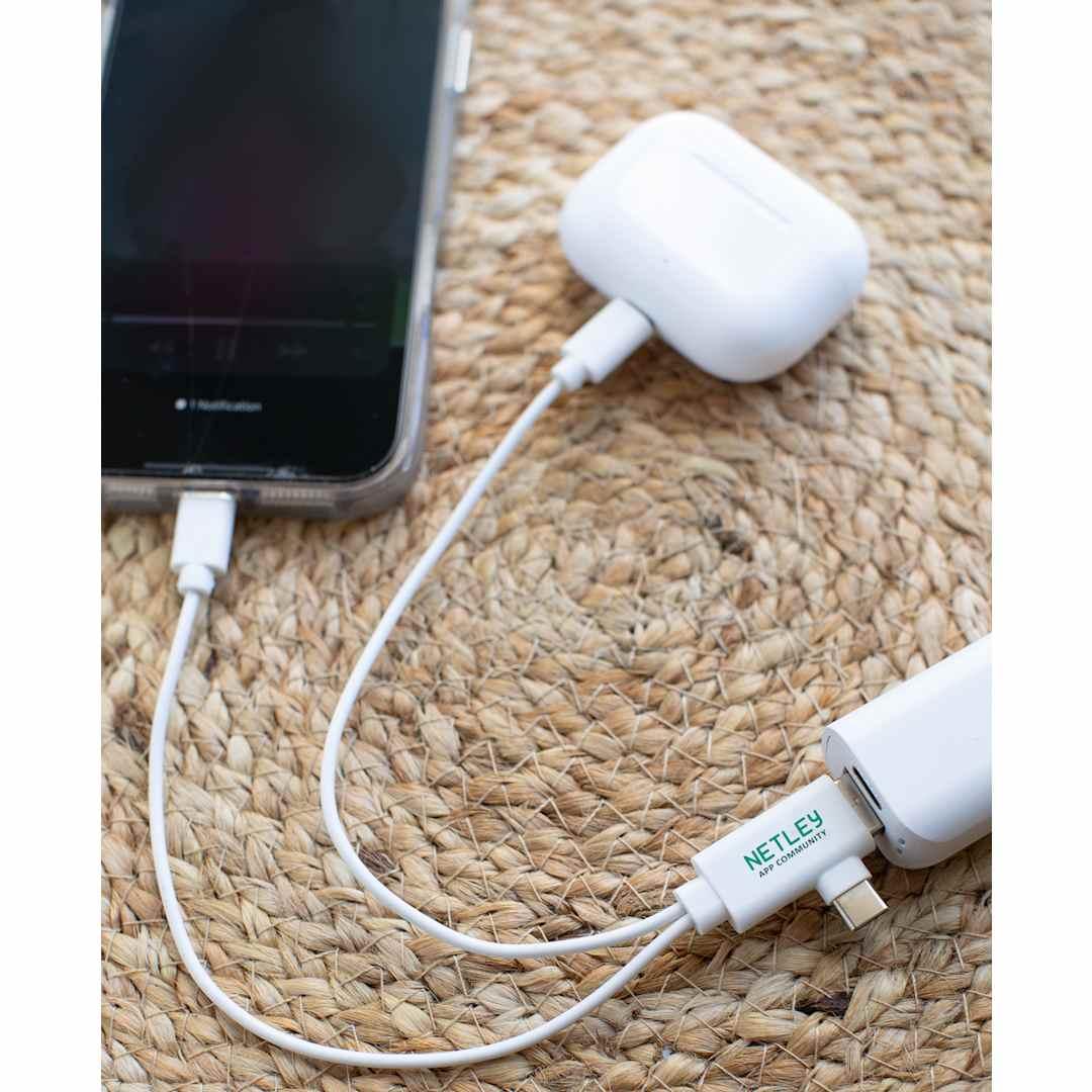 5-In-1 recycled charging cable Black miniatura 16