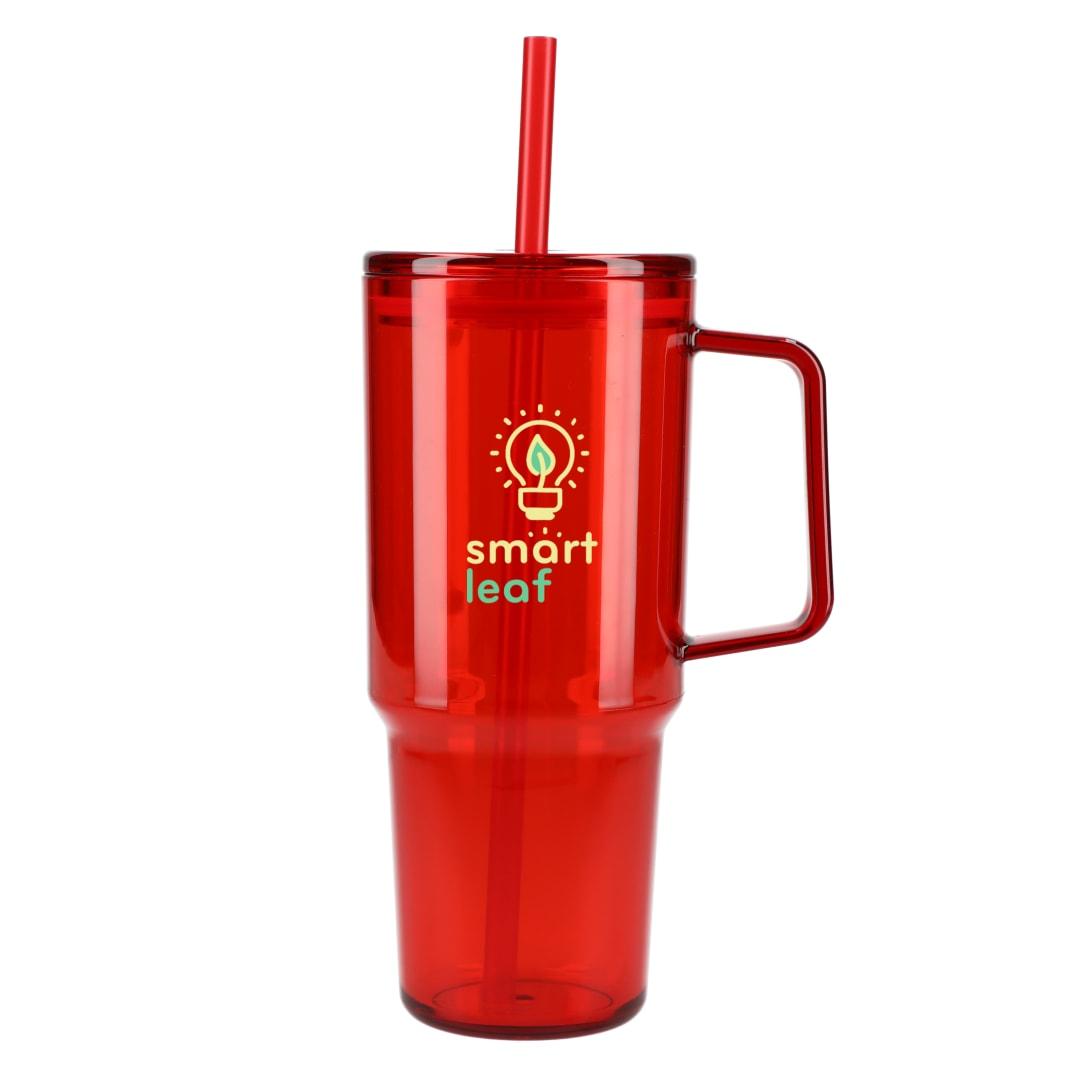 Lucien recycled acrylic travel mug 40oz Black miniatura 20