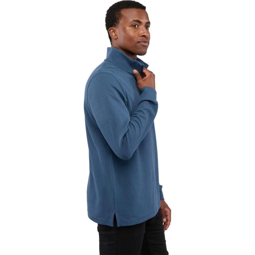 Hudson eco knit quarter zip-mens Beige miniatura 22